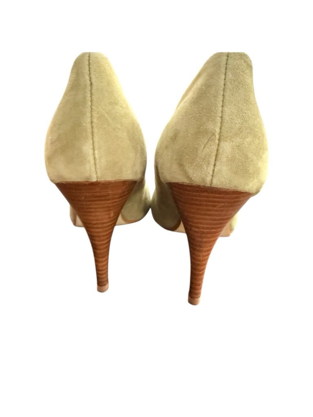 Steve Madden Carmila Olive Green Suede Pointed Toe Pumps Size 9 - Picture 4 of 7